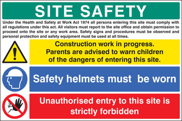 Picture of Site safety - construction work in progress