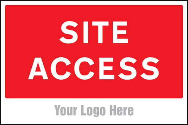 Picture of Site access, site saver sign 600x400mm