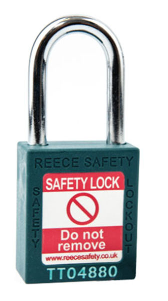 Picture of Safety Lockout Padlock, Keyed Different, Teal