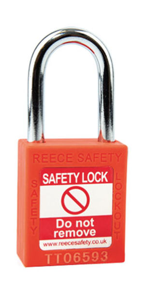 Picture of Safety Lockout Padlock, Keyed Different, Orange