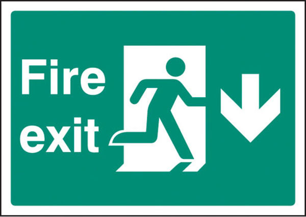 Picture of Fire exit down - A4 rp