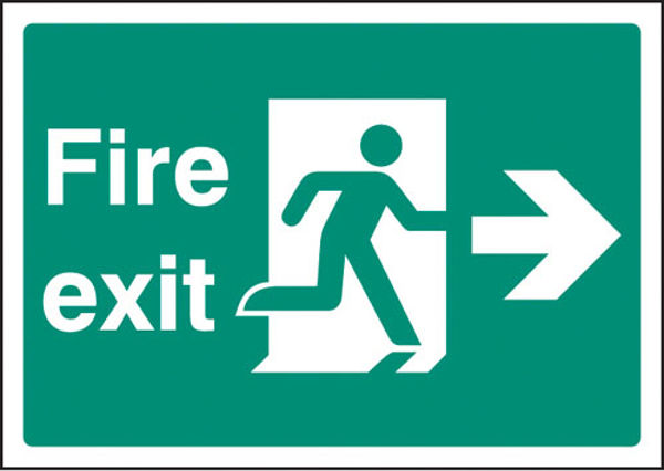 Picture of Fire exit right - A4 sav