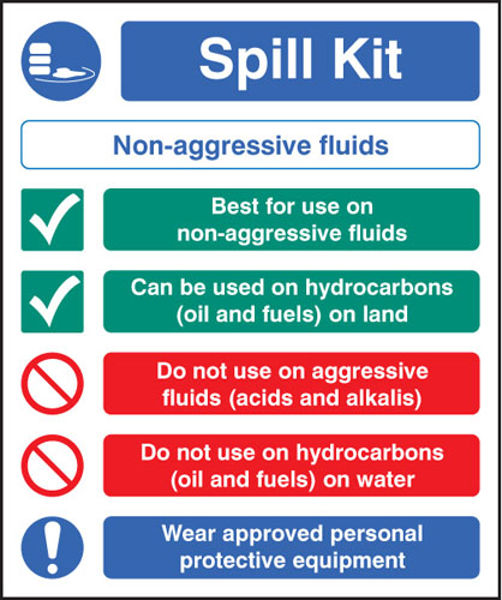 Picture of Spill kit non-aggressive fluids