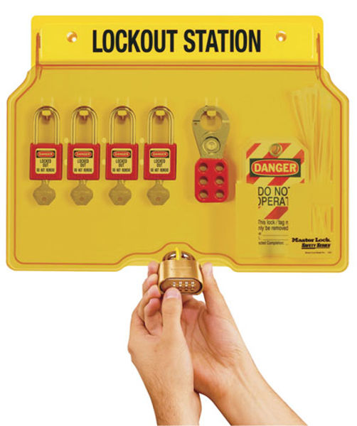 Picture of Lockout Station, 4 Lock Capacity, Includes Contents