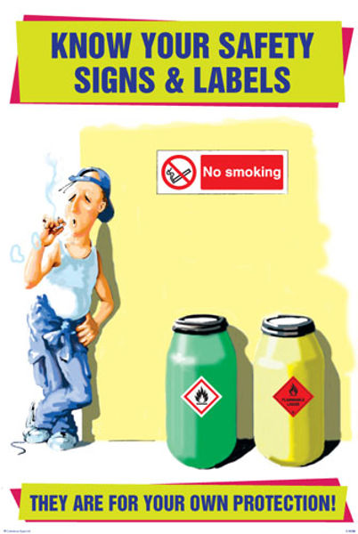 Picture of Know your safety signs & labels 510x760mm synthetic paper