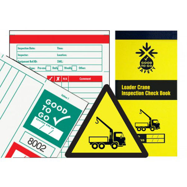Picture of Good To Go Safety Loader Crane Check Book - 25 inspections