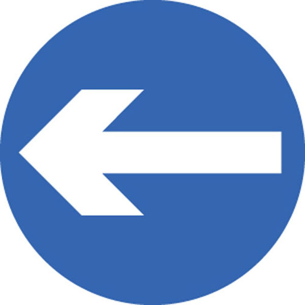 Picture of Direction arrow left-right Class R2 Permanent 600mm (3mm aluminium composit