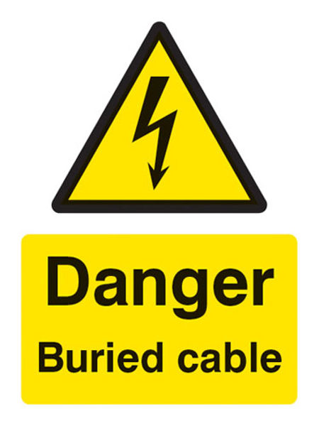 Picture of Danger buried cable