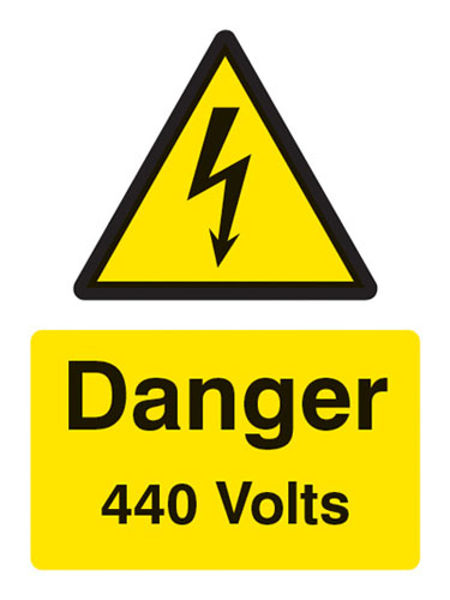 Picture of Danger 440 volts