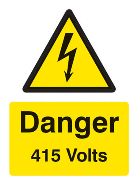 Picture of Danger 415 volts