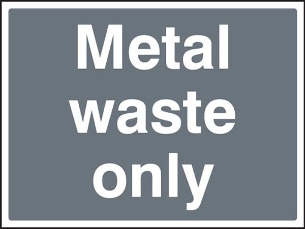 Picture of Metal waste only