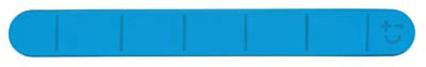 Picture of Magnetic Rail, 300mm with blue rubberised cover