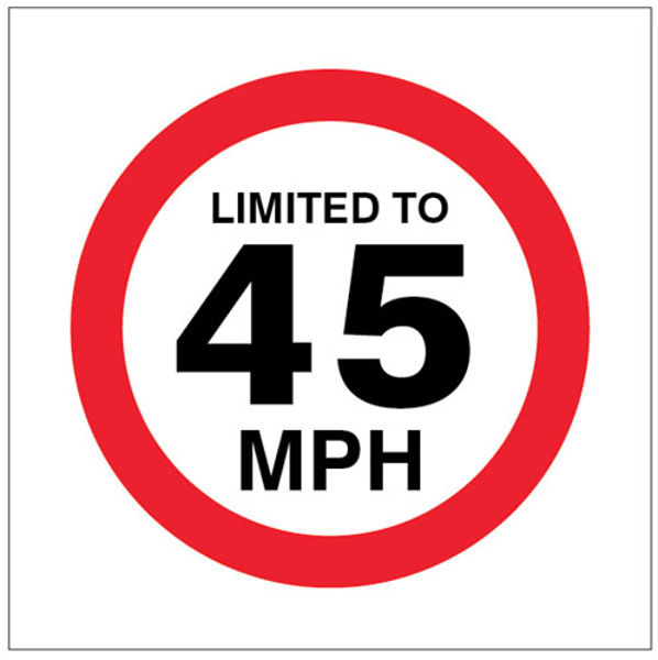 Picture of Limited to 45mph