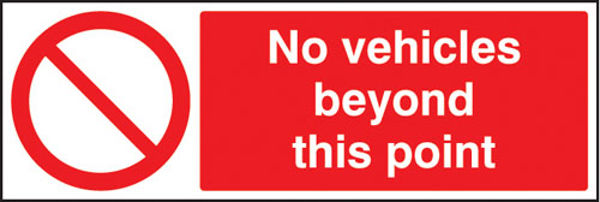 Picture of No vehicles beyond this point