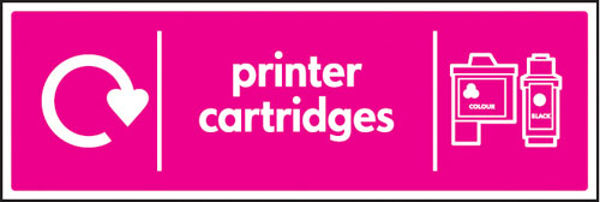 Picture of WRAP Recycling Sign - Printer cartridges