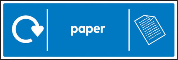 Picture of WRAP Recycling Sign - Paper