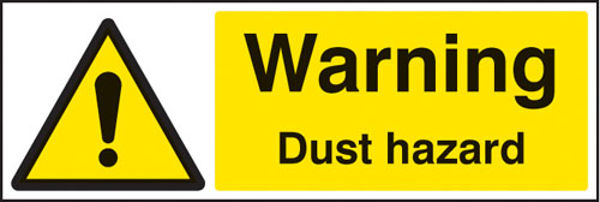 Picture of Warning dust hazard