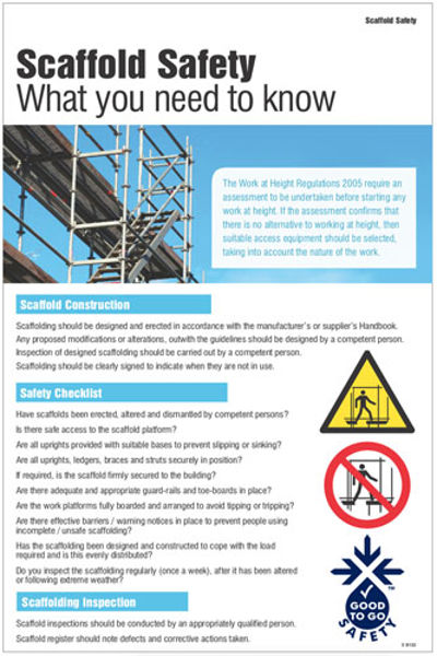 Picture of Scaffold safety poster