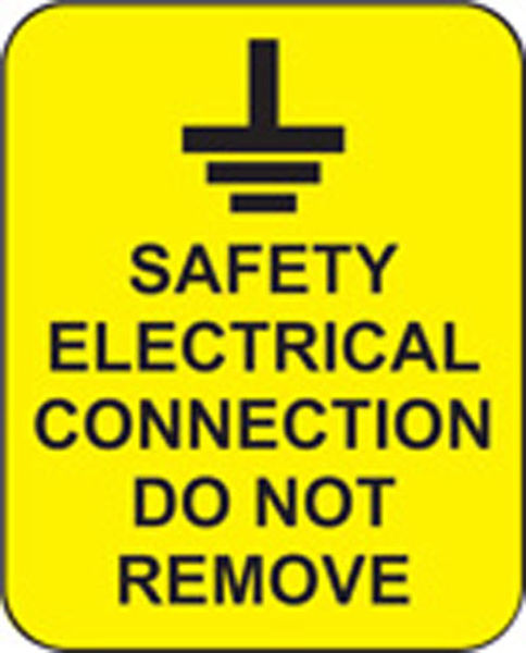 Picture of Safety electrical connection do not remove roll of 100 labels 40x50mm