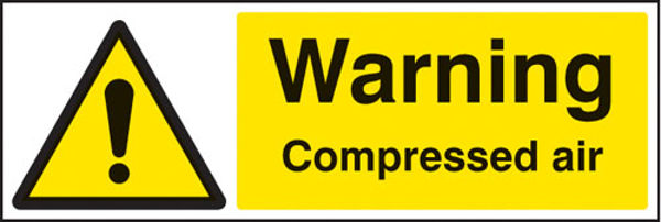 Picture of Warning compressed air