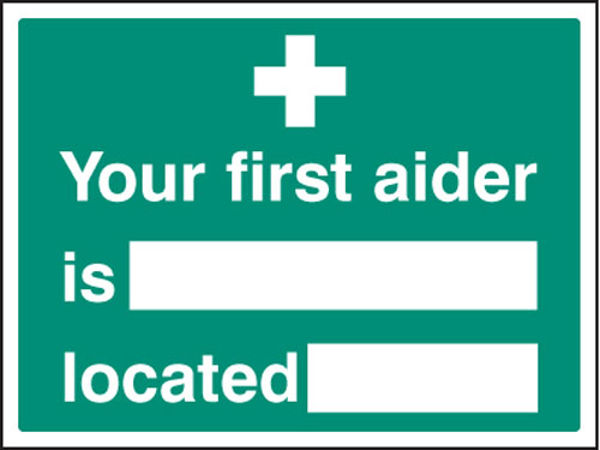 Picture of Your first aider is located