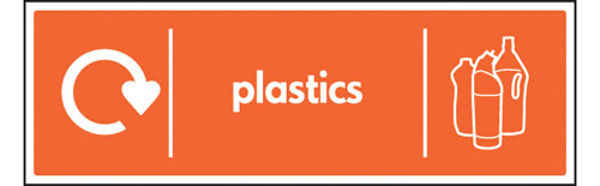 Picture of WRAP Recycling Sign - Plastics