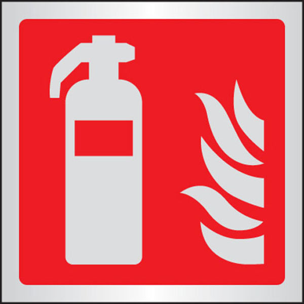 Picture of Extinguisher symbol 175x175mm aluminium