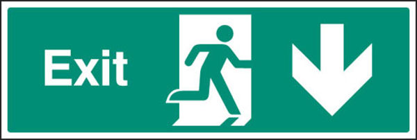 Picture of Exit arrow down