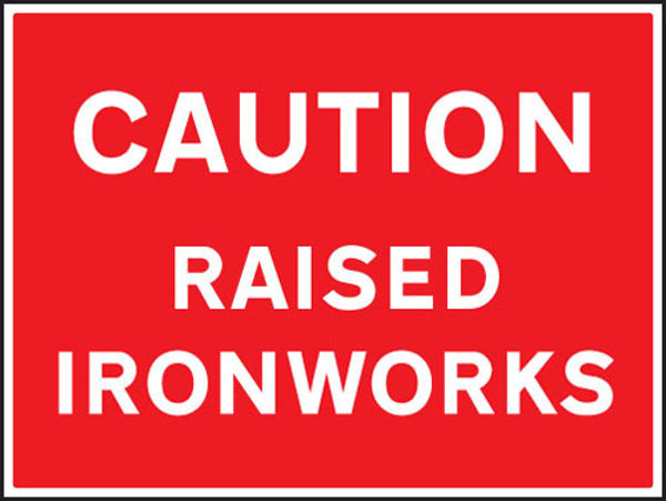 Picture of Caution raised ironworks