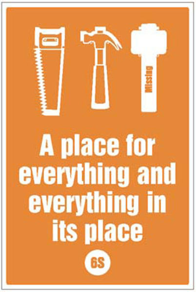 Picture of A place for everything and everything in its place - 6S Poster - 400x600mm 