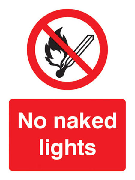 Picture of No naked lights