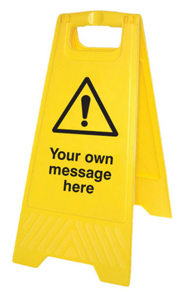 Picture of Your message here (free-standing floor sign)