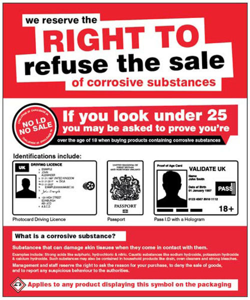Picture of We reserve the right to refuse the sale of corrosive substances 