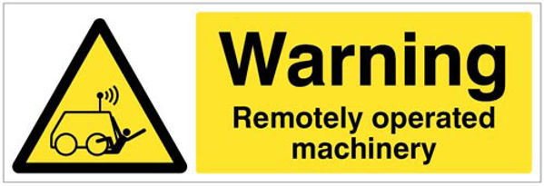 Picture of Warning Remotely operated machinery