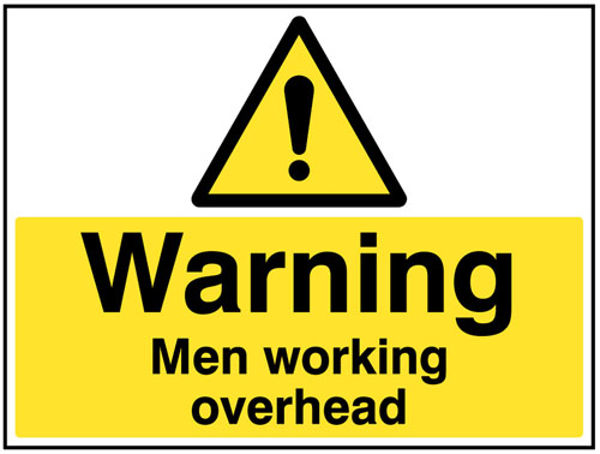 Picture of Warning people working overhead