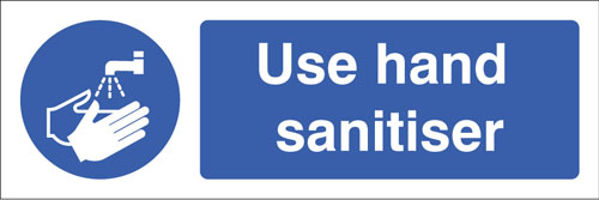 Picture of Use hand sanitiser