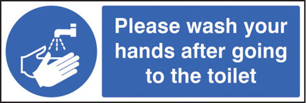 Picture of Please wash your hands after going to toilet