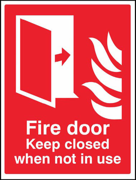 Picture of Fire door Keep closed when not in use