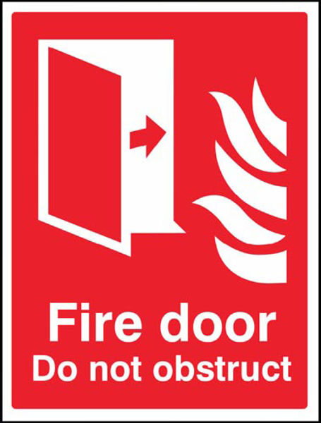 Picture of Fire door Do not obstruct